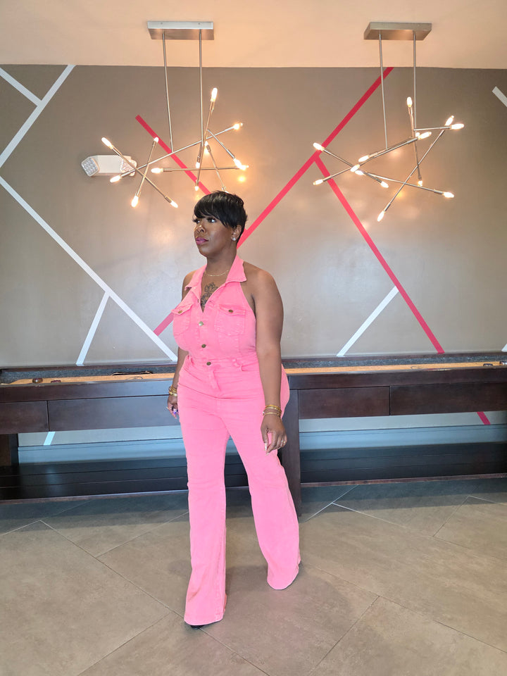 WOMEN FASHION DENIM JUMPSUIT